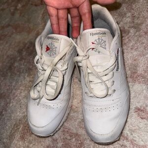 Reebok Classic White Athletic Shoes